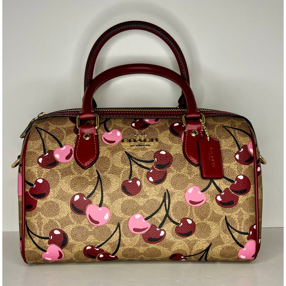 Coach Signature Cherry Rowan